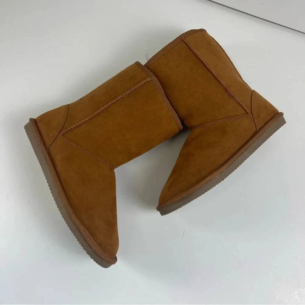 NEW Harper Canyon Girls Tan Emmerson Booties Boots Pull On Size 3M